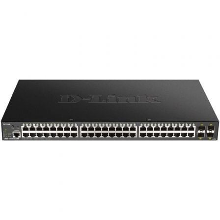 --Switch Gestionable D-Link Smart DGS-1250-52XMP 52 Puertos/ RJ-45 10/100/1000 PoE/ SFP-