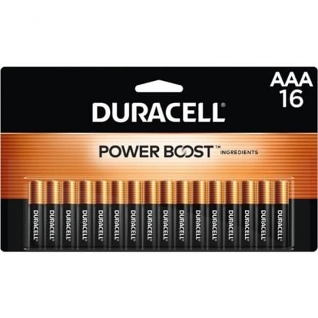 --Pack de 16 Pilas AAA Duracell Plus Power Boost DPBLR3B16/ 1.5V/ Alcalinas-