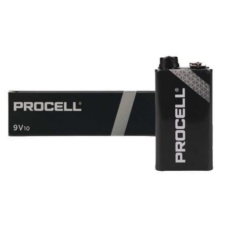 --Pack de 10 Pilas Duracell PROCELL ID1604IPX10/ 9V/ Alcalinas-