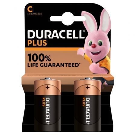 --Pack de 2 Pilas C Duracell LR14/ 1.5V/ Alcalinas-