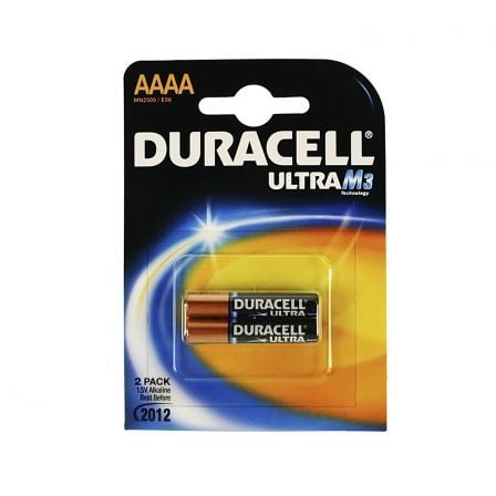 --Pack de 2 Pilas AAAA Duracell Ultra MX2500/ 1.5V/ Alcalinas-