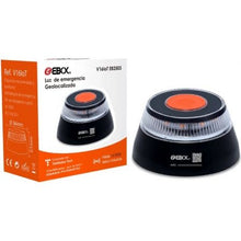 --Luz baliza de emergencia para coche Ebox V16 IoT EB2503/ Homologada/ Base Imantada/ Geolocalizable/ Funciona a Pilas-