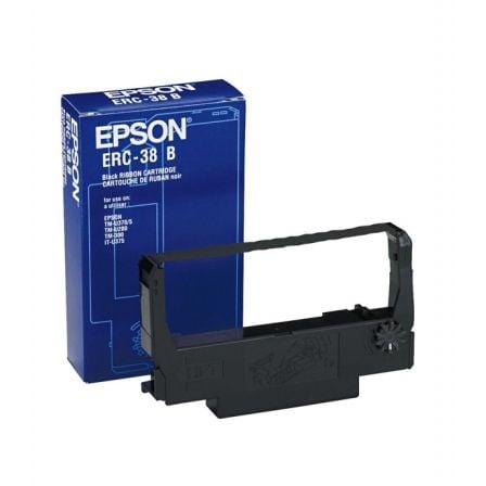 --Cinta Matricial Epson ERC-38/ Negra-