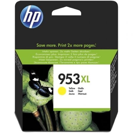 --Cartucho de Tinta Original HP nº953 XL Alta Capacidad/ Amarillo-