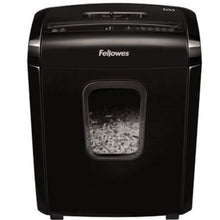 --Destructora Fellowes 6M/ Minicorte de 4 x 12mm/ Negra-