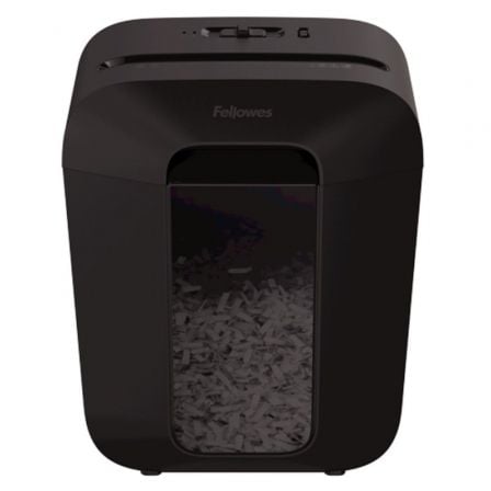 --Destructora Fellowes LX45/ Corte en Partículas de 4 x 37mm/ Negra-