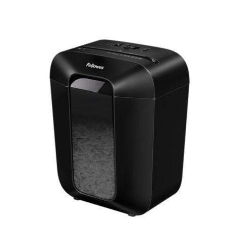 --Destructora Fellowes LX50/ Corte en Partículas de 4 x 37mm/ Negra-