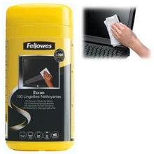 -1-Dispensador de 100 Toallitas Fellowes 9183101 para Limpieza de Pantallas/ Pack de 6 Unidades-1