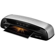 -1-Plastificadora Fellowes Saturn 3I A3/ hasta A3 y 125 Micras/ Gris y Negra-1