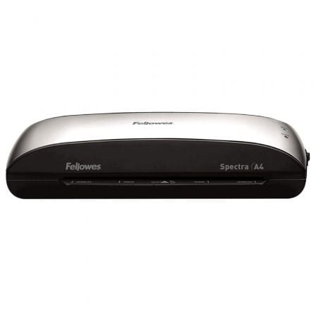 --Plastificadora Fellowes Spectra A4/ hasta A4 y 125 Micras/ Negra y Gris-
