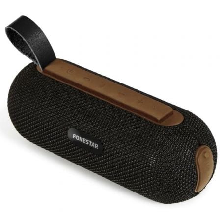 --Altavoz con Bluetooth Fonestar Pocket-M/ 3W/ 1.0/ Negro y Marrón-