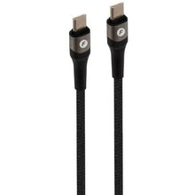 --Cable USB 2.0 Tipo-C Fonestar USB-CC/ USB Tipo-C Macho - USB Tipo-C Macho/ 480Mbps/ Hasta 100W/ 1m/ Negro-