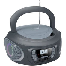 -2-Radio CD Fonestar BOOM-ONE-G/ 13W/ con Cable/ a Pilas/ Gris-2