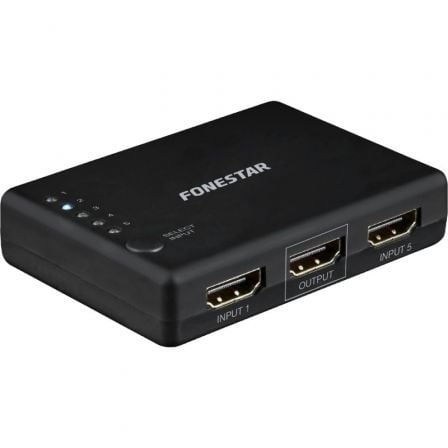--Conmutador HDMI Fonestar FO-22SW51/ 5 Entradas-1 Salida-