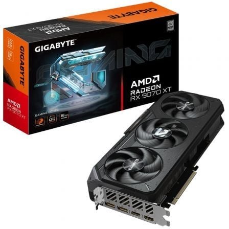 --Tarjeta Gráfica Gigabyte Radeon RX 9070 XT Gaming OC/ 16GB GDDR6-