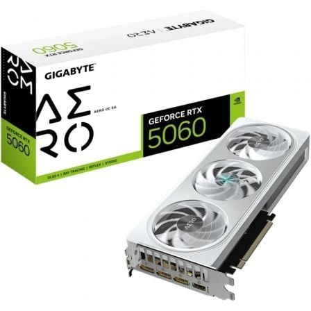 --Tarjeta Gráfica Gigabyte GeForce RTX 5060 Aero OC/ 8GB GDDR7-