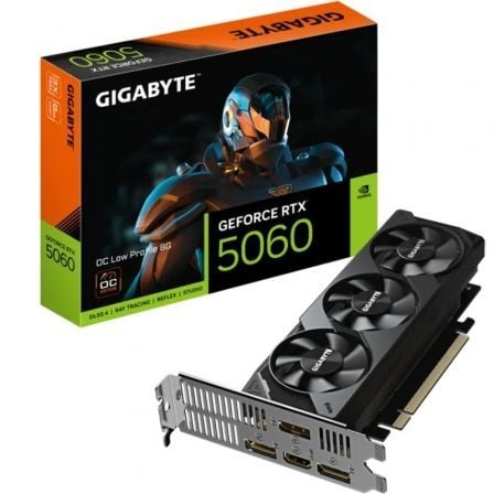 --Tarjeta Gráfica Gigabyte GeForce RTX 5060 OC Low Profile/ 8GB GDDR7-