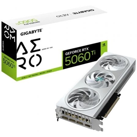 --Tarjeta Gráfica Gigabyte GeForce RTX 5060 Ti AERO OC/ 16GB GDDR7-
