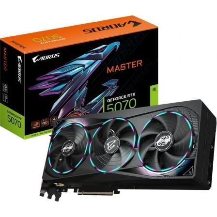 --Tarjeta Gráfica Gigabyte AORUS GeForce RTX 5070 Master/ 12GB GDDR7-