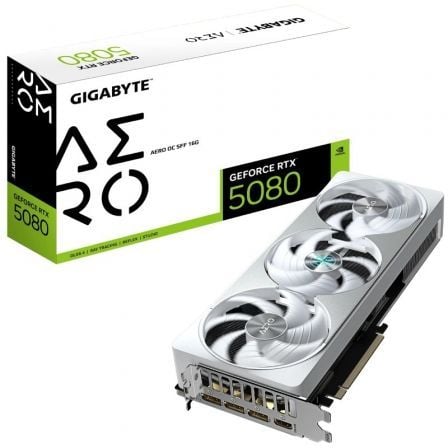 --Tarjeta Gráfica Gigabyte GeForce RTX 5080 AERO OC SFF/ 16GB GDDR7-