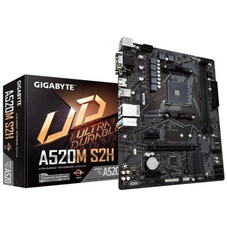 --Placa Base Gigabyte A520M S2H Socket AM4/ Micro ATX-