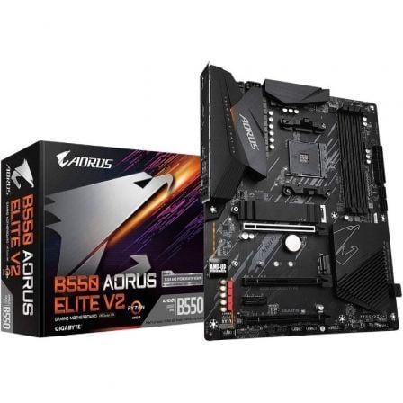 --Placa Base Gigabyte B550 AORUS ELITE V2 Socket AM4/ DDR4/ PCIe 4.0-