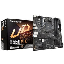 --Placa Base Gigabyte B550M K Socket AM4/ DDR4/ PCIe 4.0/ Micro ATX-