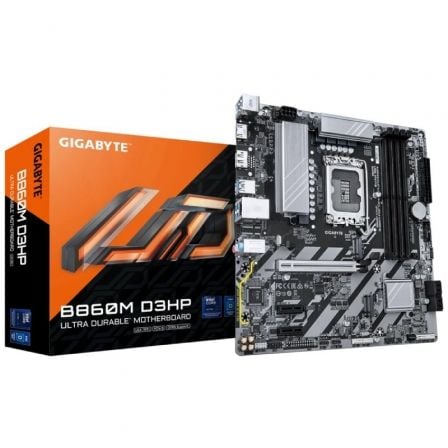--Placa Base Gigabyte B860M D3HP Socket 1851/ DDR5/ PCIe 5.0/ Micro ATX-