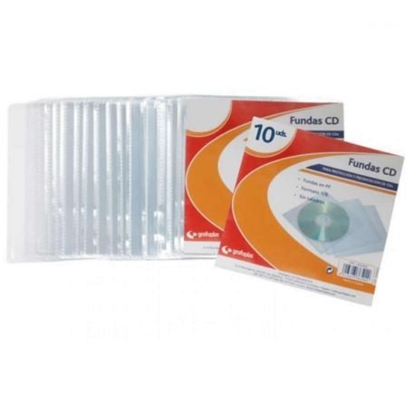 --Funda CD Grafoplás 13650000/ 10 unidades-