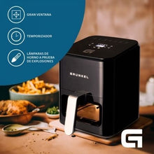 -3-Freidora por Aire Airfryer / Sin Aceite Grunkel Black Easy Fryer/ 1200W/ Capacidad 4L-3