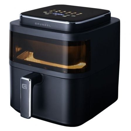 --Freidora por Aire Airfryer / Sin Aceite Grunkel Black Light Fryer/ 1400W/ Capacidad 6L-