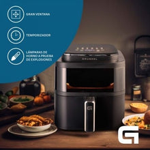 -2-Freidora por Aire Airfryer / Sin Aceite Grunkel Black Light Fryer/ 1400W/ Capacidad 6L-2