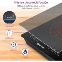 -3-Placa de Inducción Grunkel PIN-2000/ 1 placa de 180mm/ 2000W-3