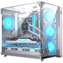 --Caja Gaming Semitorre Hiditec SKY/ Blanco-
