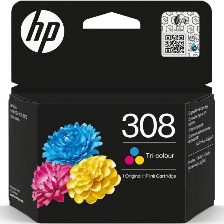 --Cartucho de Tinta Original HP nº308/ Tricolor-