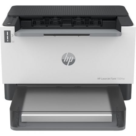 --Impresora Recargable Láser Monocromo HP Laserjet Tank 1504W WiFi/ Blanca-