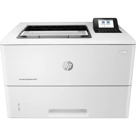 --Impresora Láser Monocromo HP Laserjet Enterprise M507DN Dúplex/ Blanca-