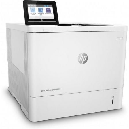 --Impresora Láser Monocromo HP Laserjet Enterprise M611DN Dúplex/ Blanca-