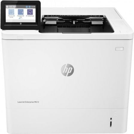 --Impresora Láser Monocromo HP Laserjet Enterprise M612DN Dúplex/ Blanca-