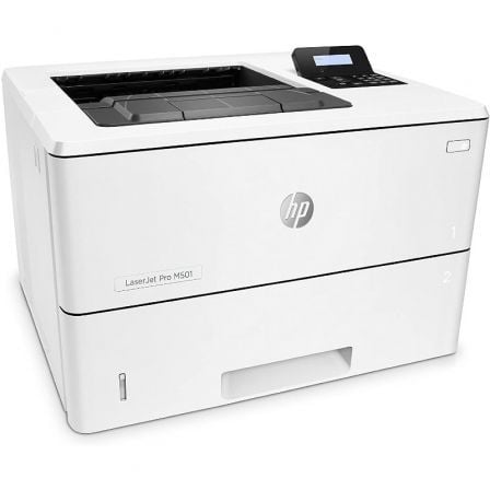 --Impresora Láser Monocromo HP Pro M501DN Dúplex/ Blanca-