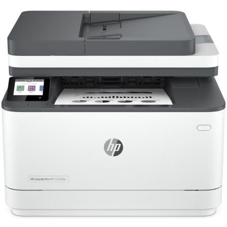 --Multifunción Láser Monocromo HP Laserjet Pro 3102FDW WiFi/ Fax/ Dúplex/ Blanca-