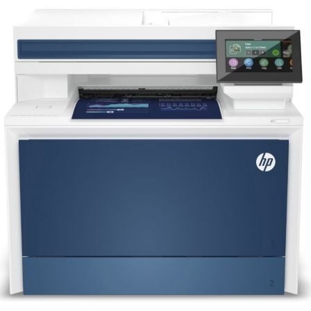 --Multifunción Láser Color HP LaserJet Pro 4302fdw/ WiFi/ Fax/ Dúplex/ ADF/ Blanca y Azul-