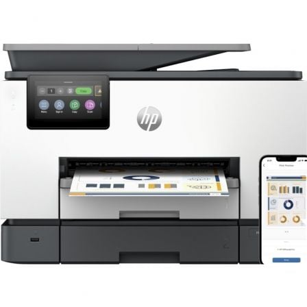 --Multifunción HP Officejet Pro 9130b WiFi/ Fax/ Dúplex/ ADF/ Blanca-