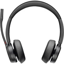 --Auriculares Inalámbricos Poly Voyager 4320 UC + Adaptador BT700 + Base de Carga/ con Micrófono/ Bluetooth/ Negros-