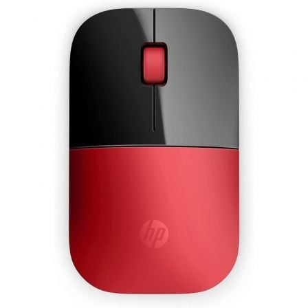 --Ratón Inalámbrico HP Z3700/ Hasta 1200/ Rojo-