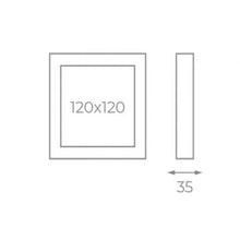 -1-Downlight Iglux SUP-102407-FB/ Cuadrado/ Ø120 x 35mm/ Potencia 7W/ 570 Lúmenes/ 6000ºK/ Blanco-1