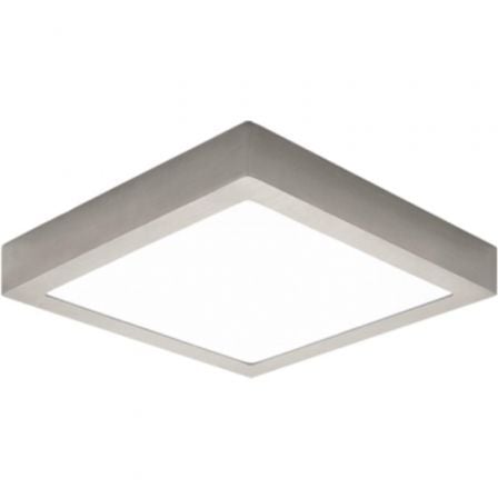 --Downlight Iglux SUP-102418-NS/ Cuadrado/ Ø220x220x35mm/ Potencia 18W/ 1540 Lúmenes/ 3000ºK/ Níquel-