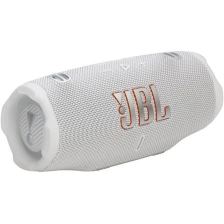 --Altavoz con Bluetooth JBL Charge 6/ 45W/ 1.0/ Blanco-