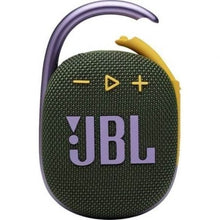 --Altavoz con Bluetooth JBL Clip 4/ 5W/ 1.0/ Verde-