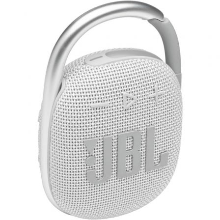 --Altavoz con Bluetooth JBL Clip 4/ 5W/ 1.0/ Blanco-